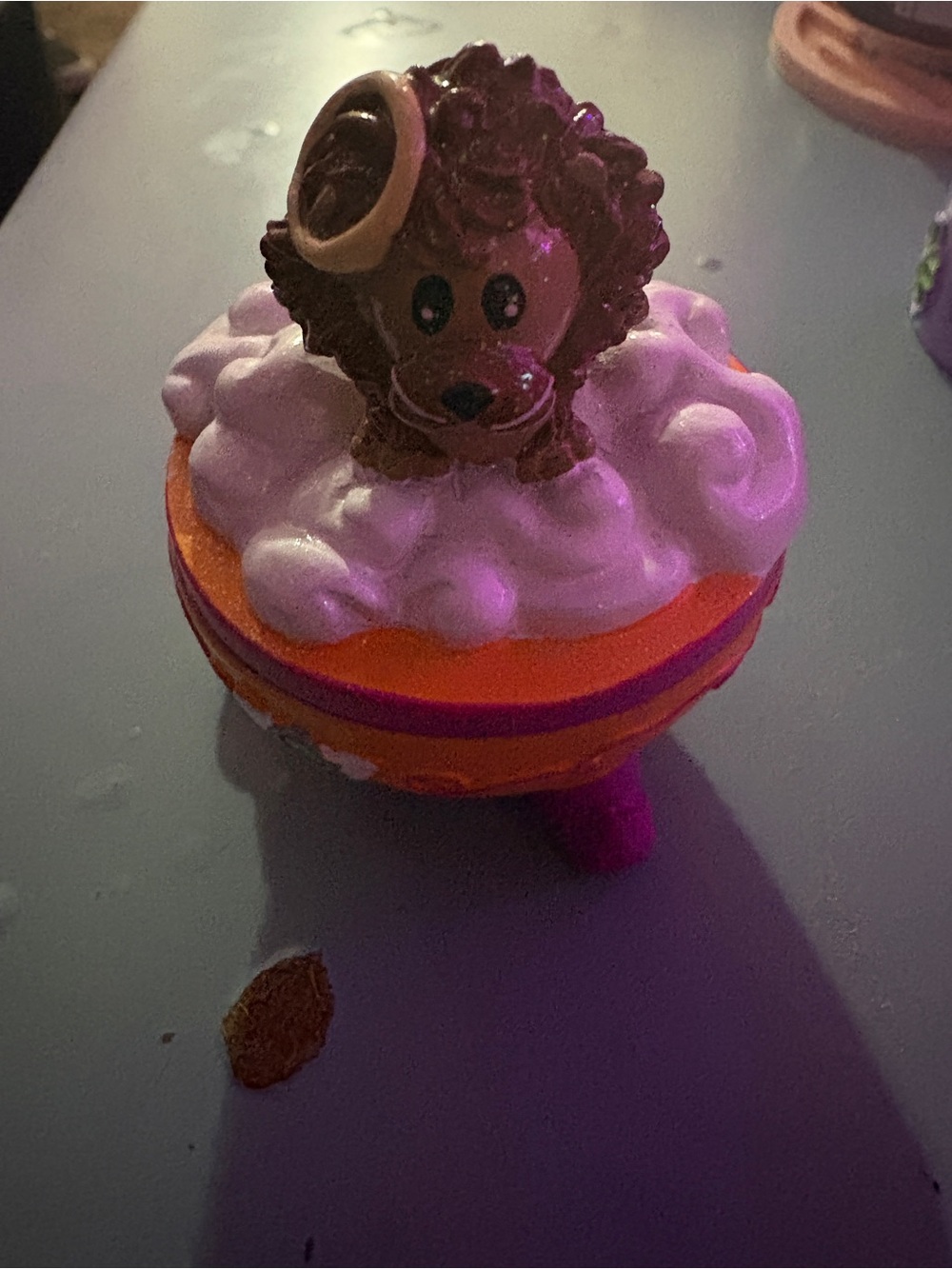 Claire's vintage lion angel trinket box